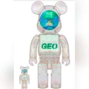 GEO x BE@RBRICK - EARTH 100% & 400% ONLY 500 MADE